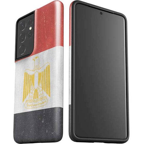 Egypt Flag Distressed Galaxy S21 Ultra 5G Pro Case